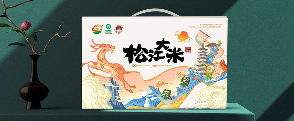 松林大米品牌策划包装，大米品牌设计 - 上海乐鱼全站app下载＠乐鱼体育app在线下载
